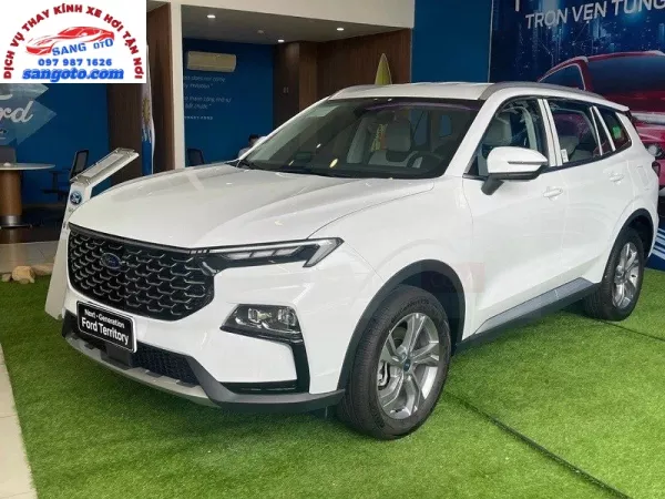 Dịch vụ thay kính chắn gió xe ford territory tận nơi